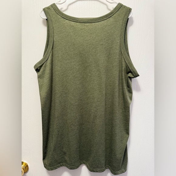 Torrid Classic Sage Green Tank Classic Fit V-Neck Top Size 2 - Picture 2 of 3